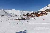 Tourotel - Zicht op het dorpje Val Thorens